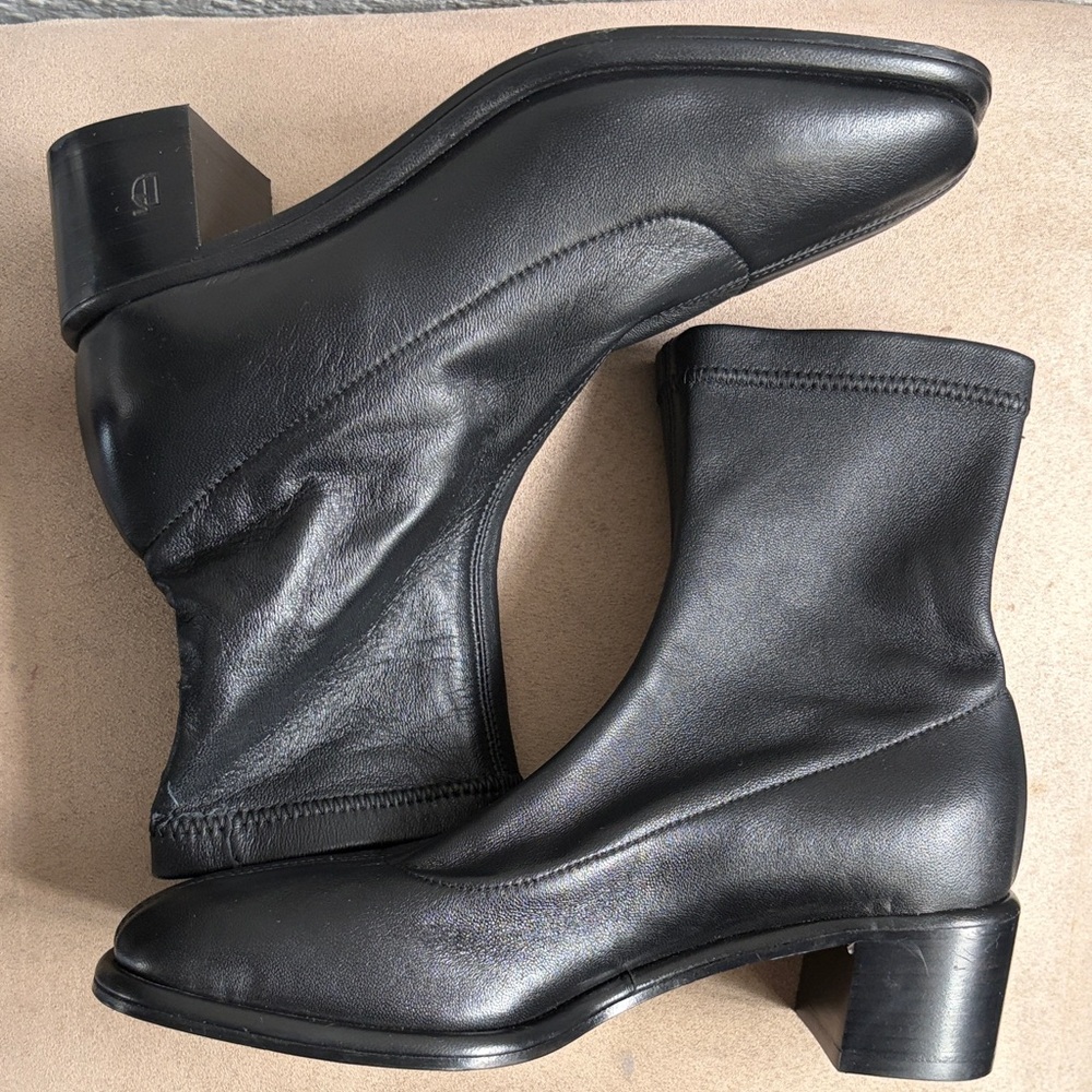Dear Frances Black Ankle Boots